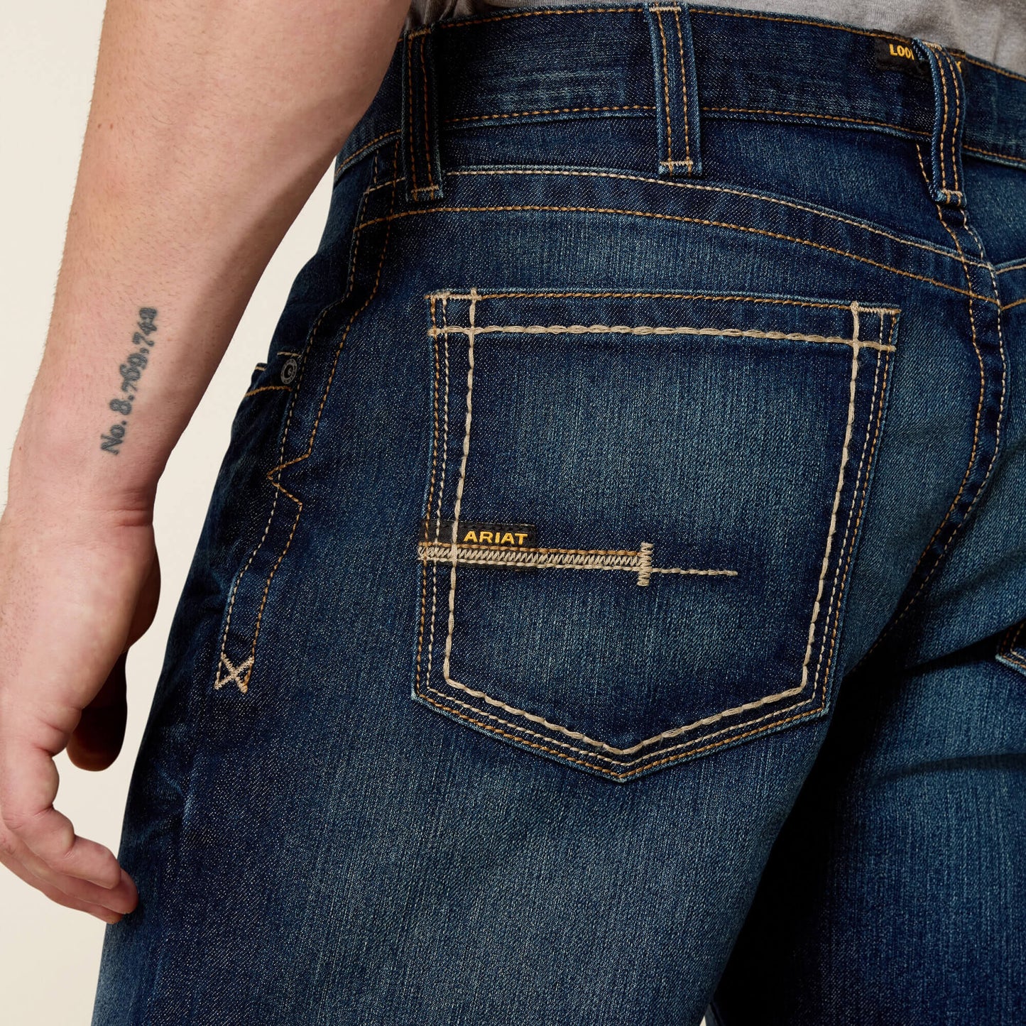 Ariat Online - Rebar M4 Low Rise DuraStretch Edge Boot Cut Jean