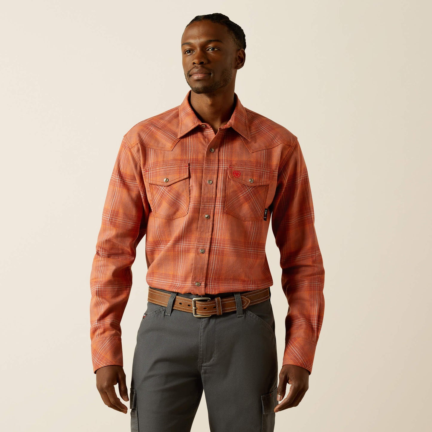 Ariat Website Store - FR Wayne Retro Fit Snap Work Shirt