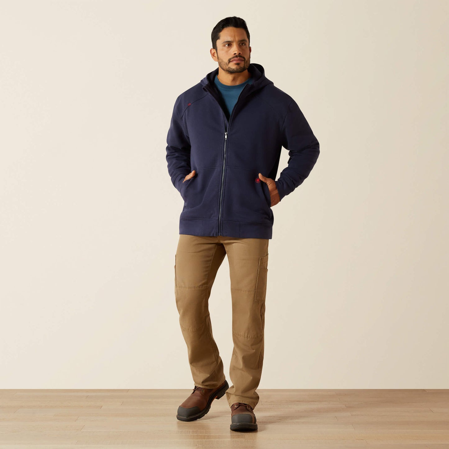 Ariat Online Shop - FR DuraStretch Heavyweight Fleece Full Zip Hoodie