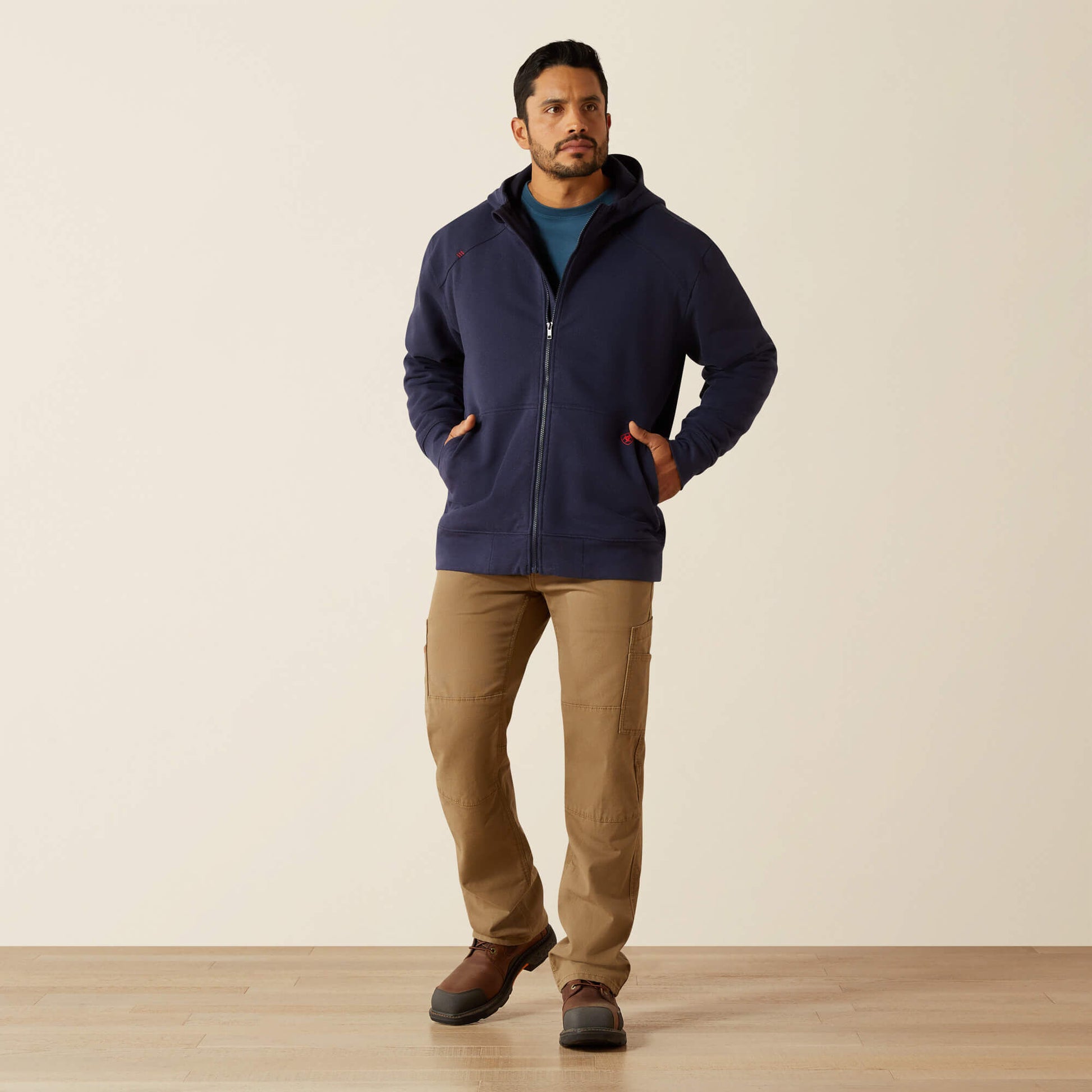 Ariat Online Shop - FR DuraStretch Heavyweight Fleece Full Zip Hoodie