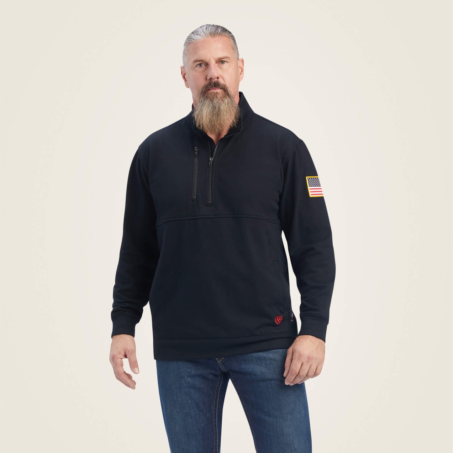 Ariat On Sale - FR Durastrech Fleece 1/2 Zip Job Shirt
