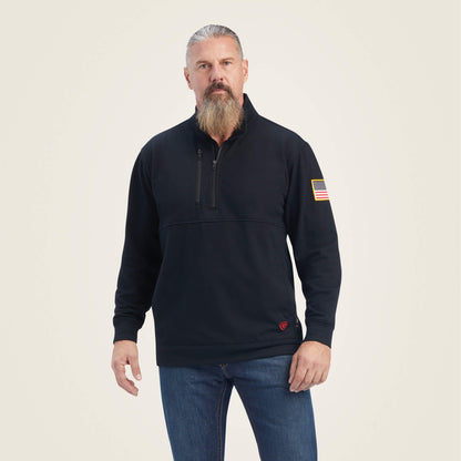 Ariat On Sale - FR Durastrech Fleece 1/2 Zip Job Shirt