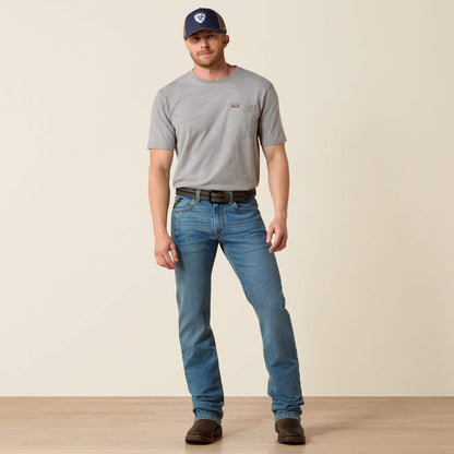 Ariat On Sale - Rebar M4 Low Rise DuraStretch Edge Boot Cut Jean
