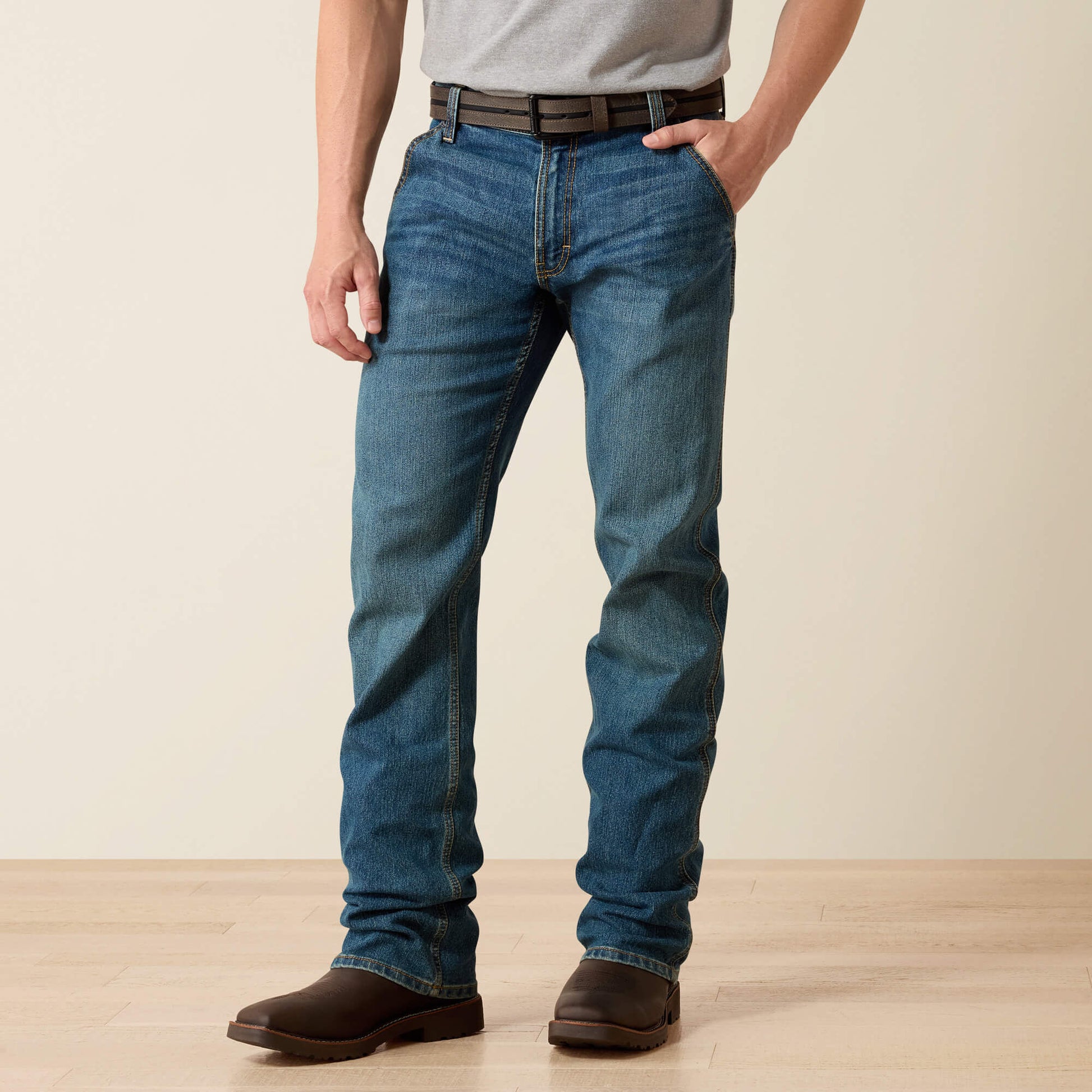 Ariat Online Shop - Rebar M4 Low Rise DuraStretch Workhorse Boot Cut Jean