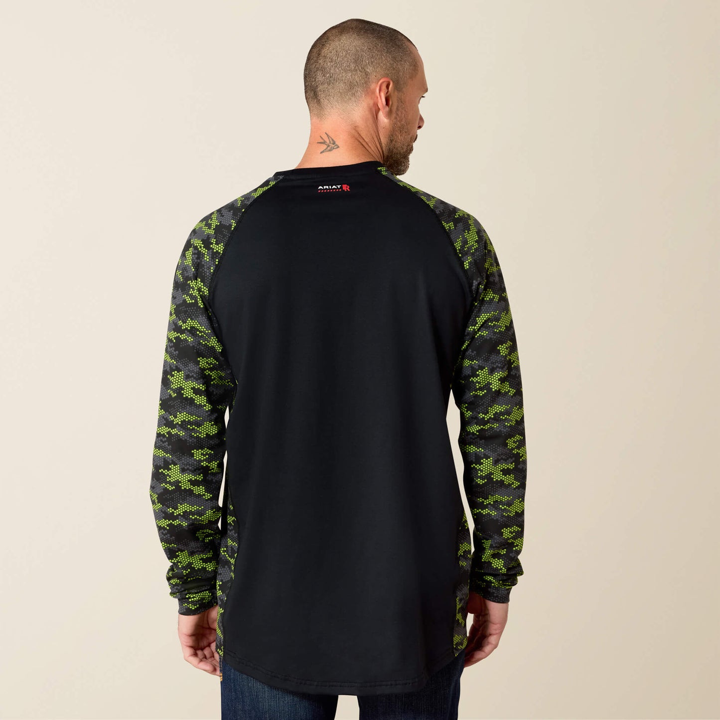 Ariat Website Store - FR AC Stretch Camo Baseball T-Shirt