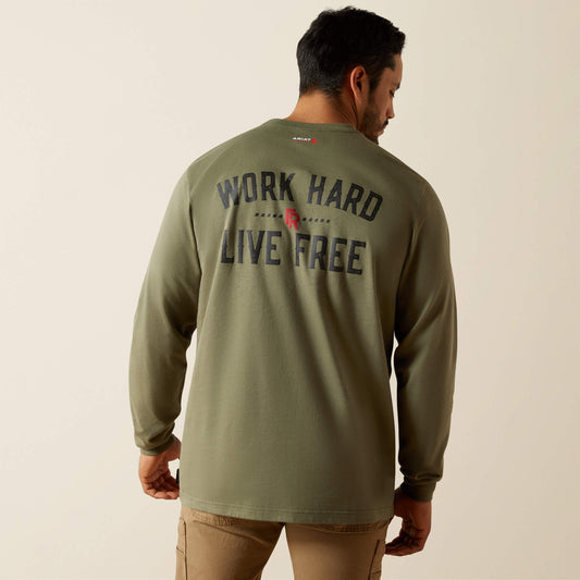 Ariat For Sale - FR Work Hard Live Free T-Shirt