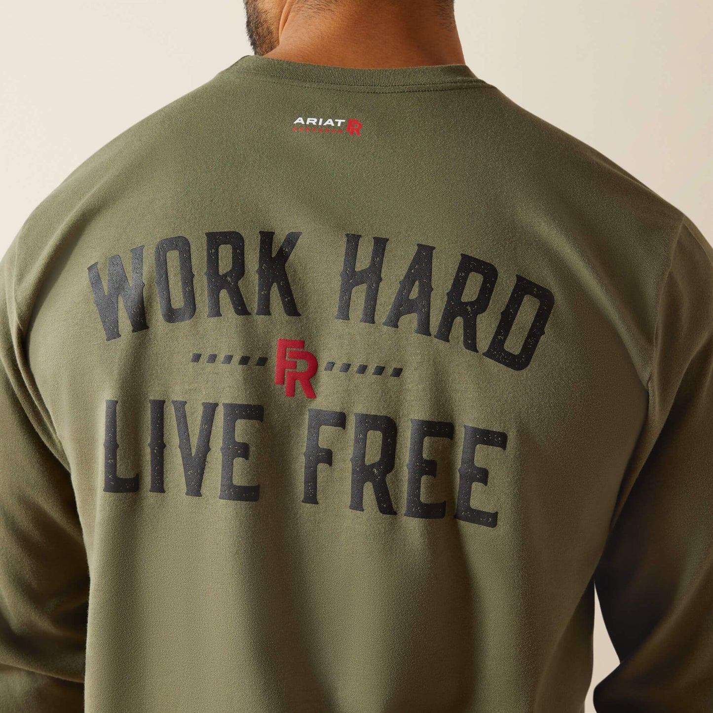 Ariat For Sale - FR Work Hard Live Free T-Shirt