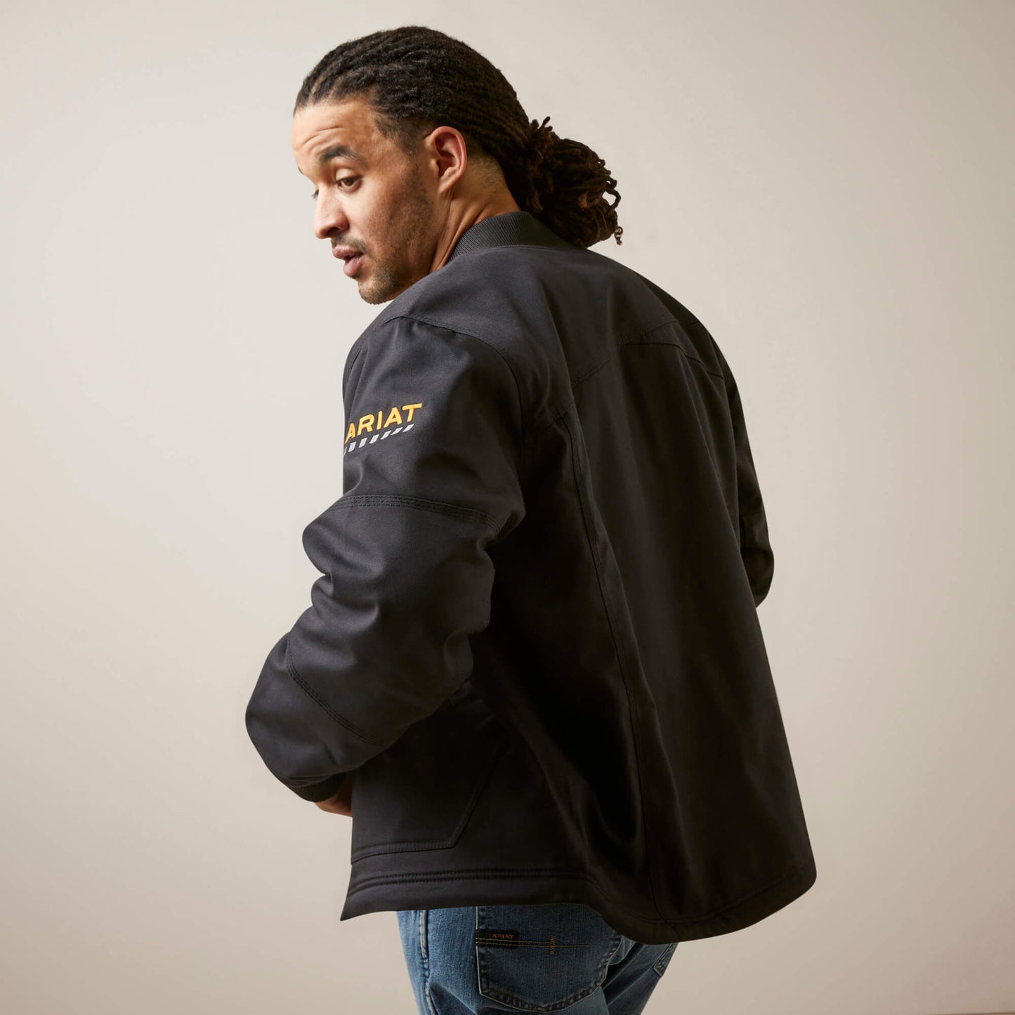 Ariat Outlet - Rebar Stretch Canvas Bomber Jacket