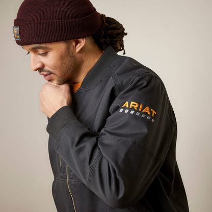 Ariat Outlet - Rebar Stretch Canvas Bomber Jacket