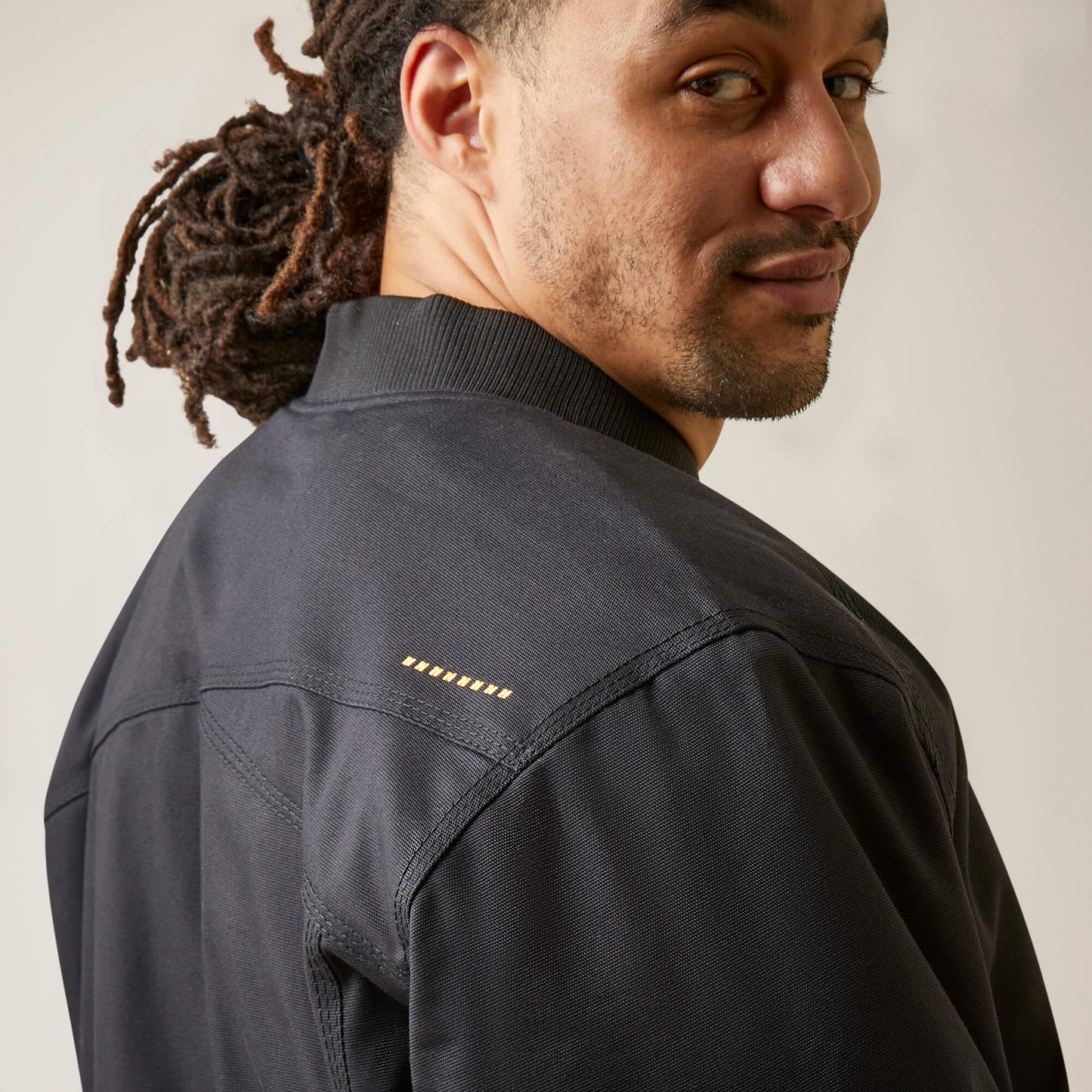 Ariat Outlet - Rebar Stretch Canvas Bomber Jacket