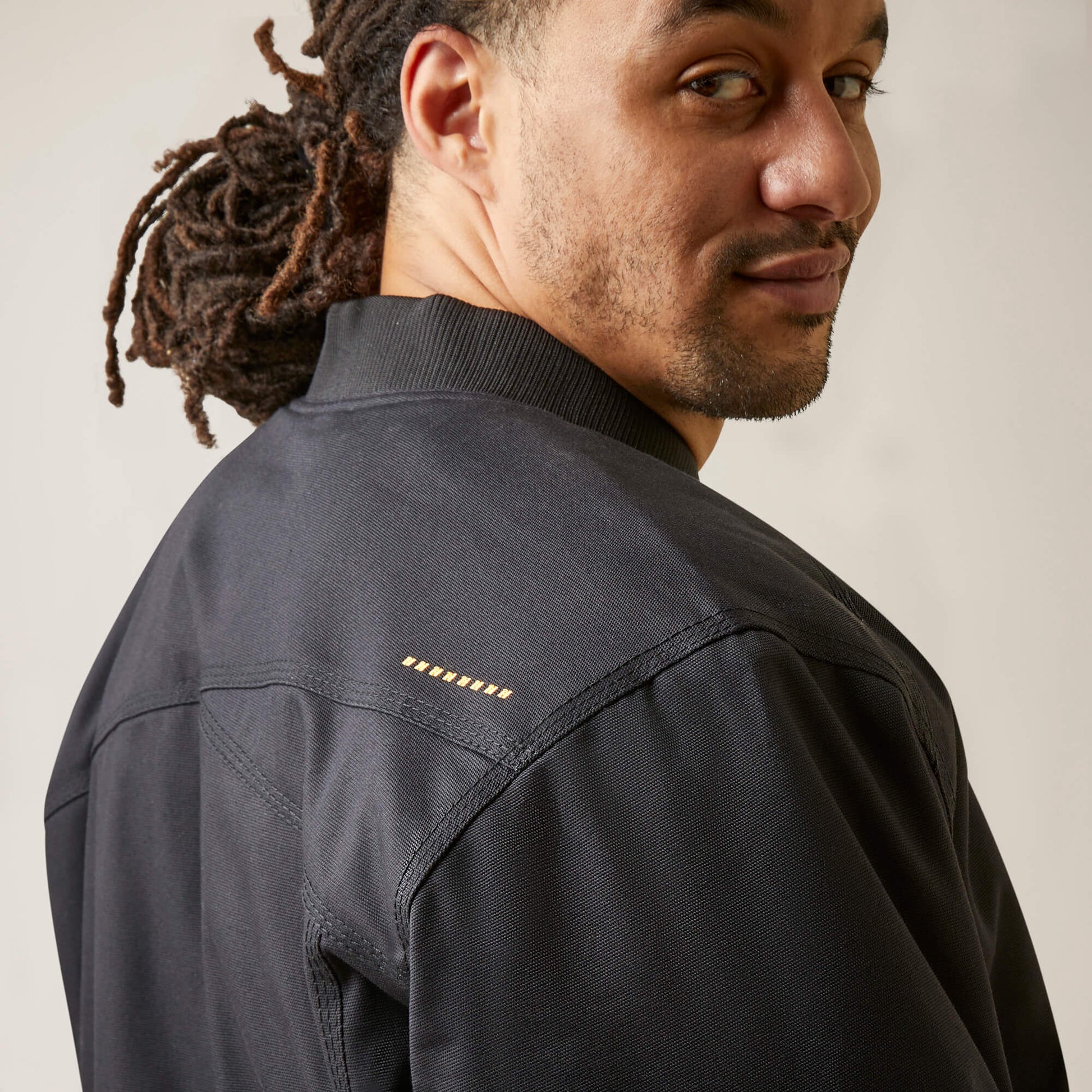 Ariat Outlet - Rebar Stretch Canvas Bomber Jacket