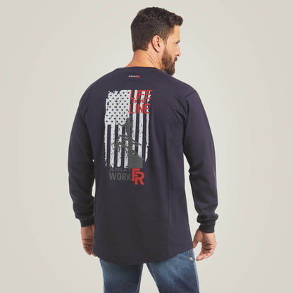 Ariat Sale - FR Air Life on the Line Graphic Top