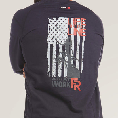 Ariat Sale - FR Air Life on the Line Graphic Top