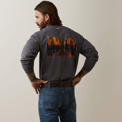 Ariat Online Shop - FR Air Refinery Row Graphic Henley Top