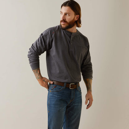 Ariat Online Shop - FR Air Refinery Row Graphic Henley Top