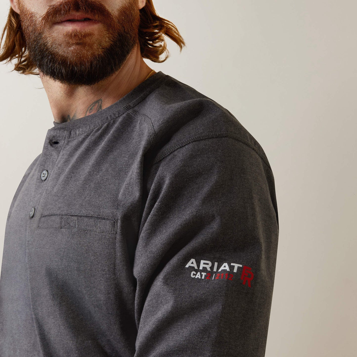 Ariat Online Shop - FR Air Refinery Row Graphic Henley Top