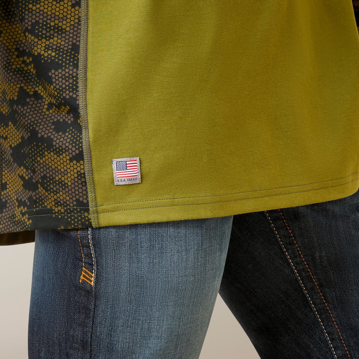 Ariat Website Store - FR AC Stretch Camo Baseball T-Shirt