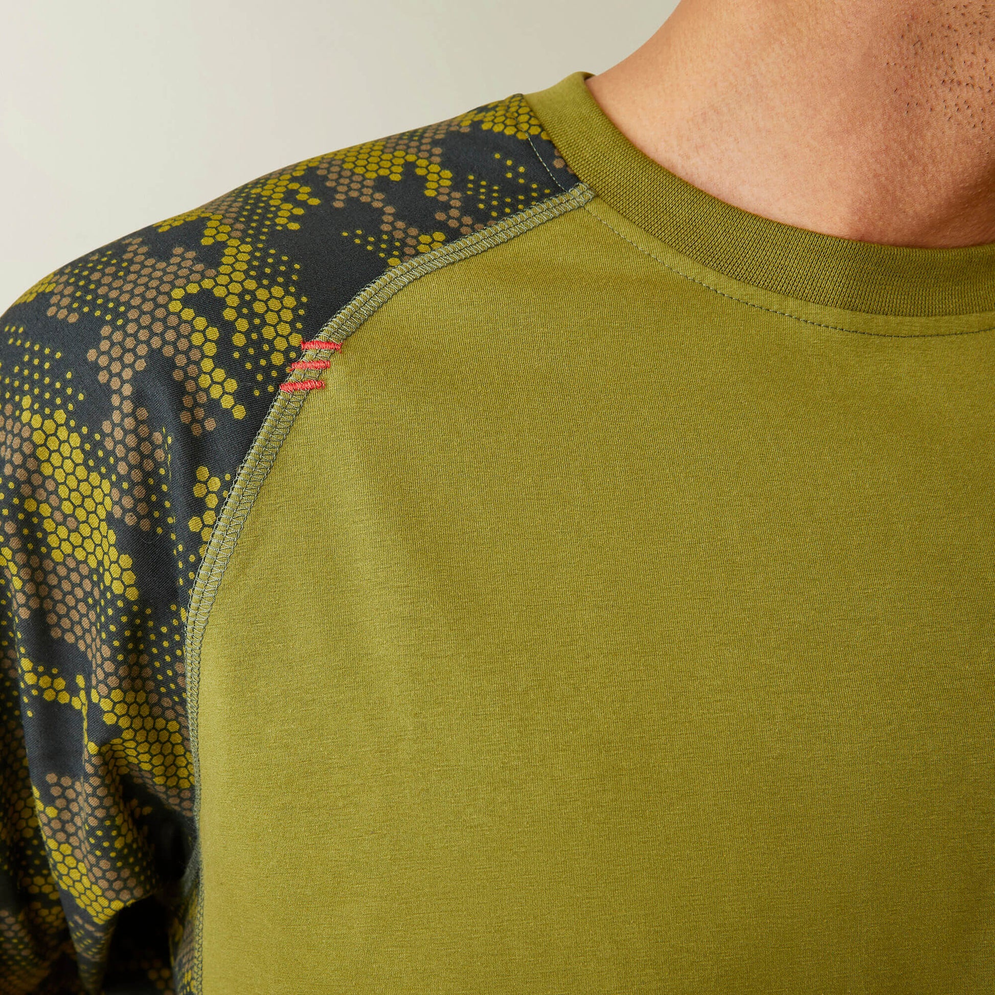 Ariat Website Store - FR AC Stretch Camo Baseball T-Shirt