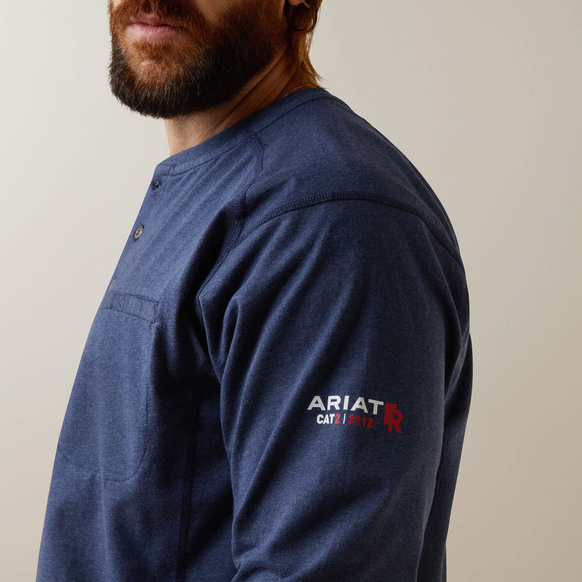 Ariat For Sale - FR Air Refinery Row Graphic Henley Top