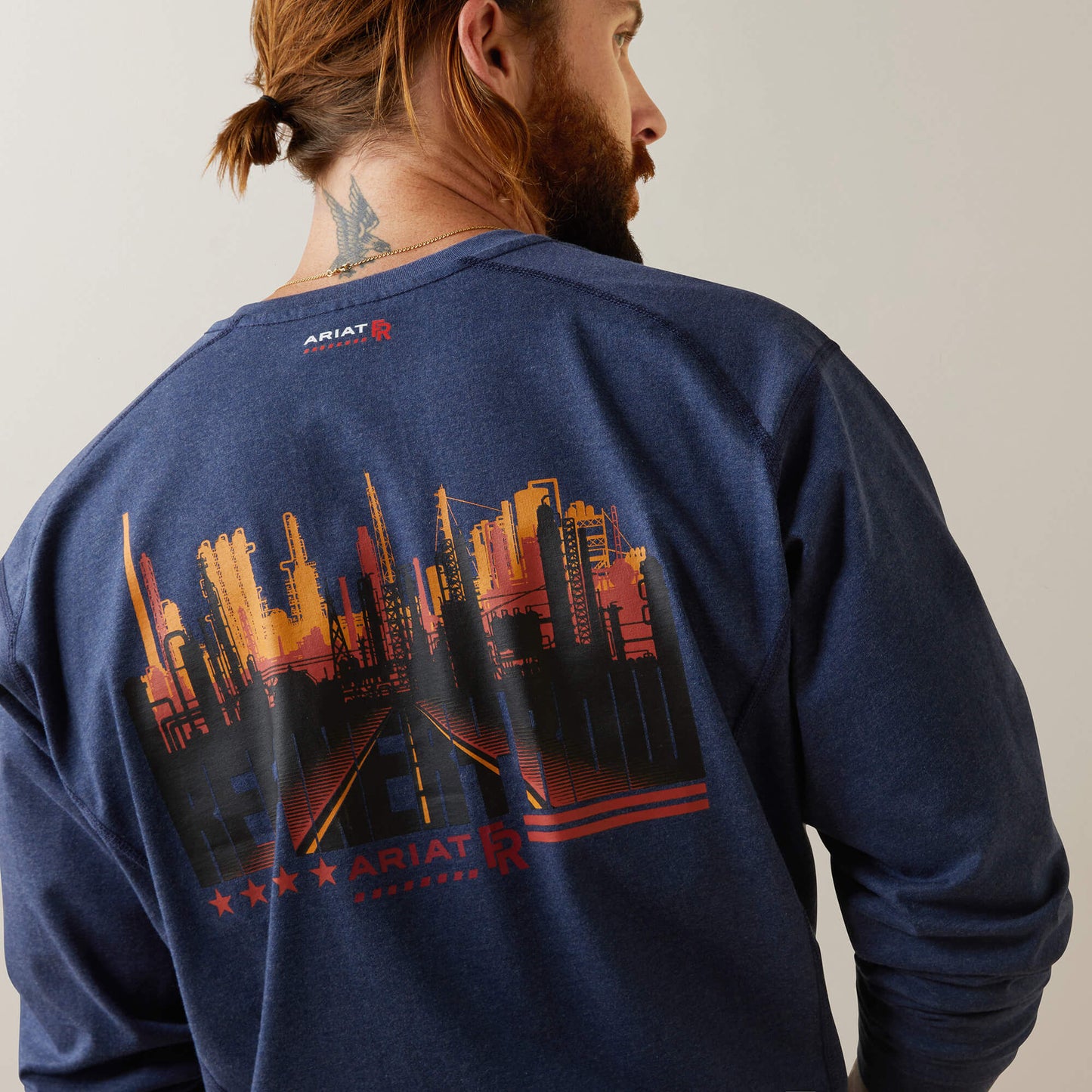 Ariat For Sale - FR Air Refinery Row Graphic Henley Top