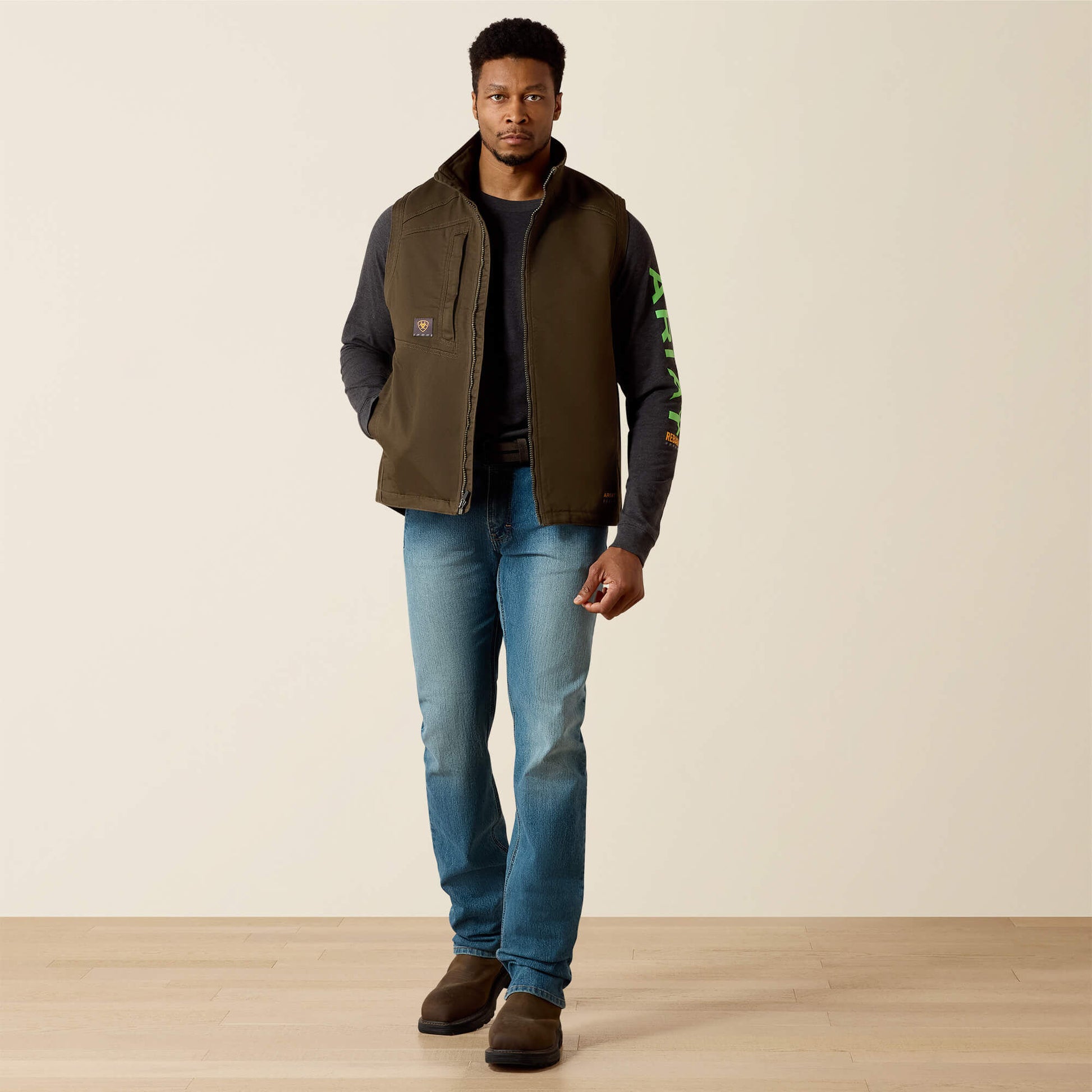 Ariat Outlet - Rebar Washed DuraCanvas Insulated Vest