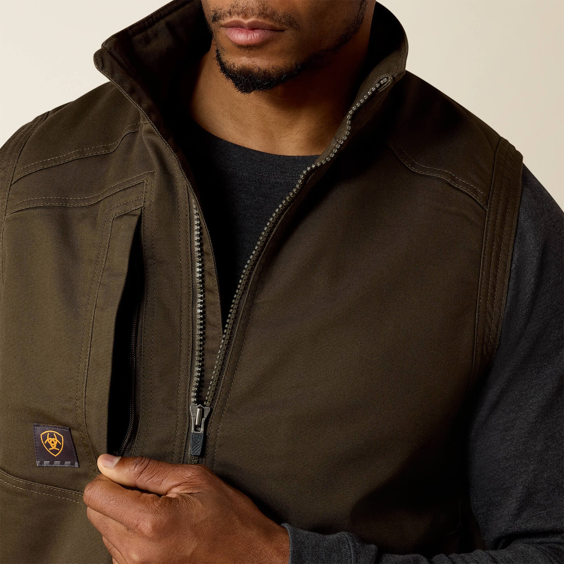 Ariat Outlet - Rebar Washed DuraCanvas Insulated Vest