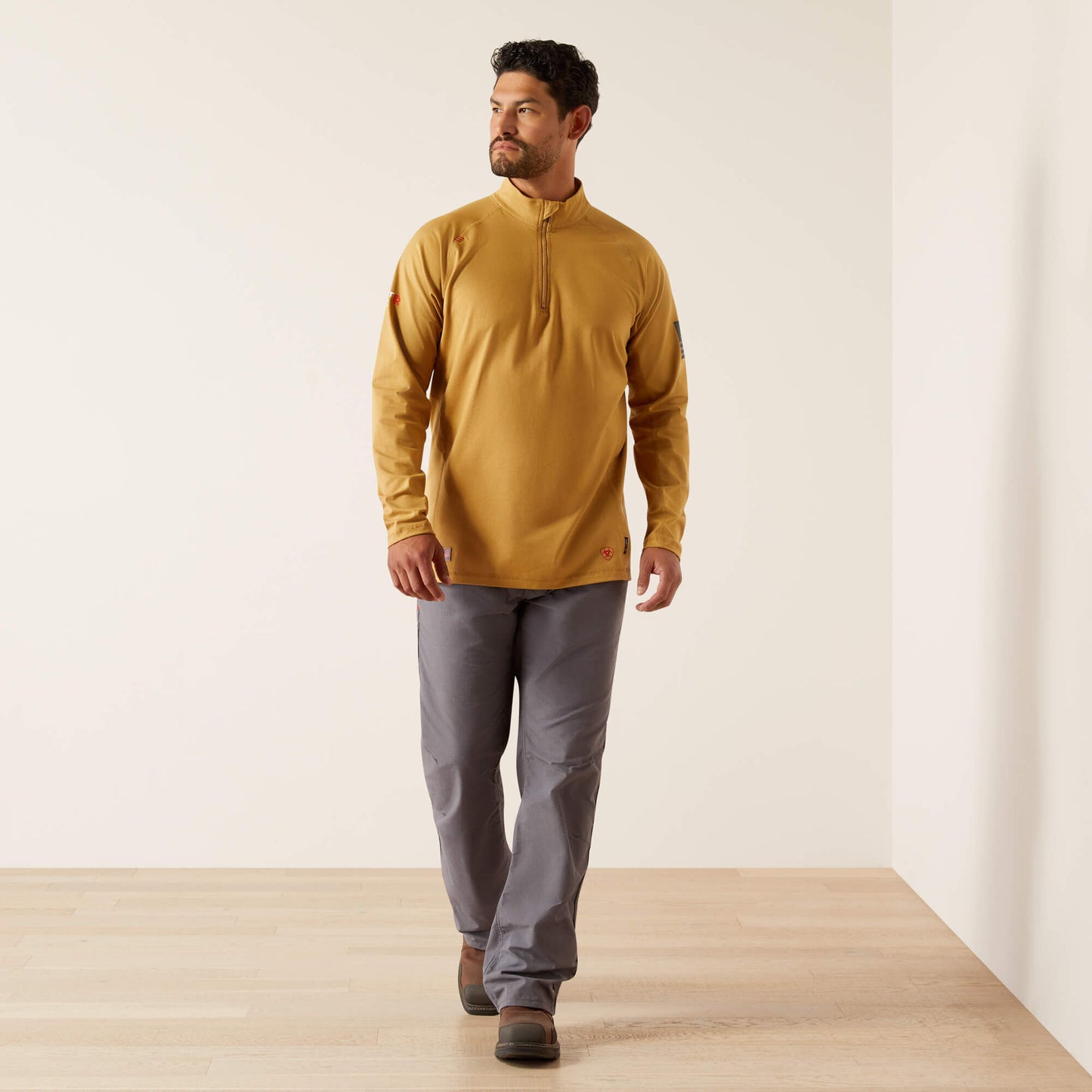 Ariat On Sale - FR Combat Stretch Patriot 1/4 Zip Work Shirt
