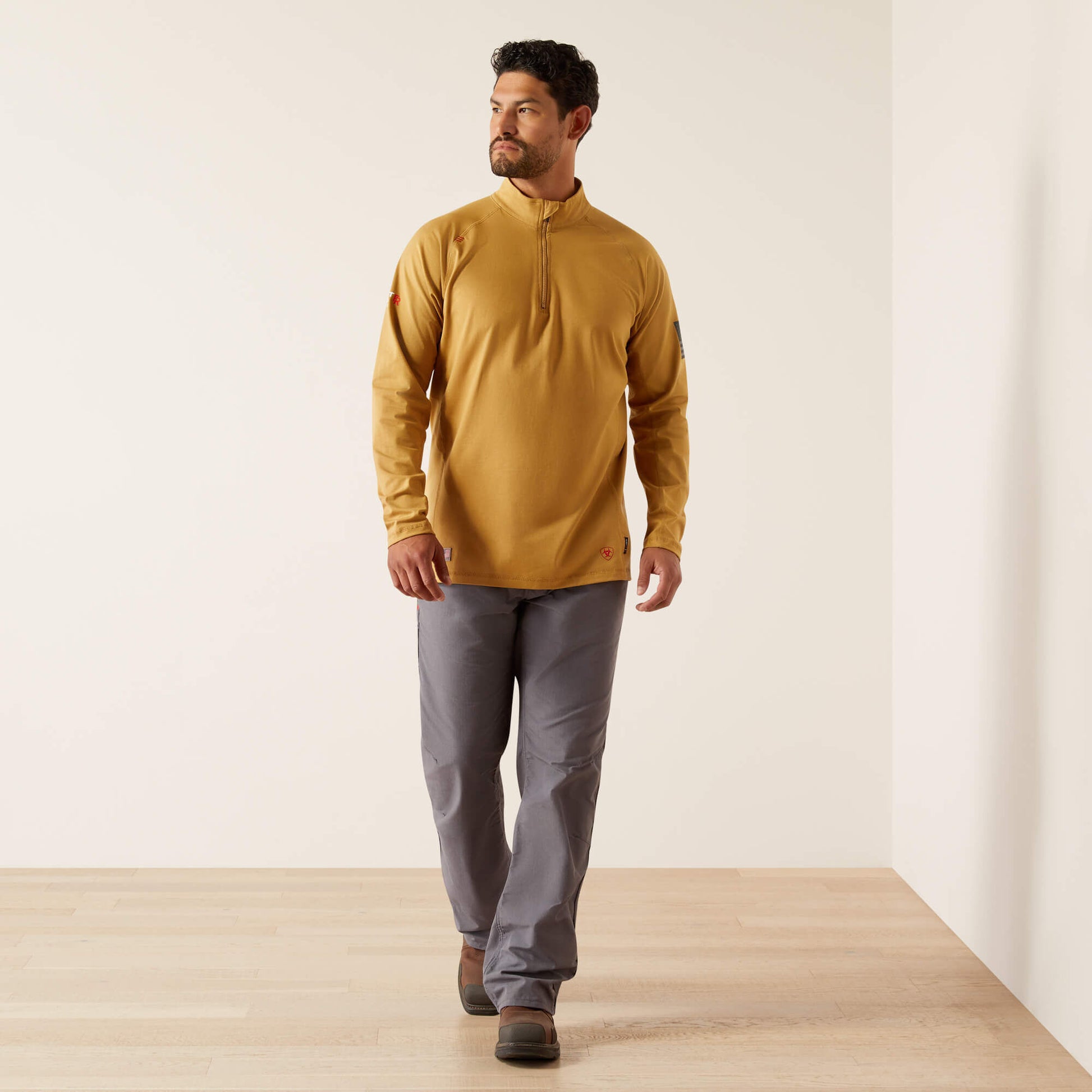 Ariat On Sale - FR Combat Stretch Patriot 1/4 Zip Work Shirt