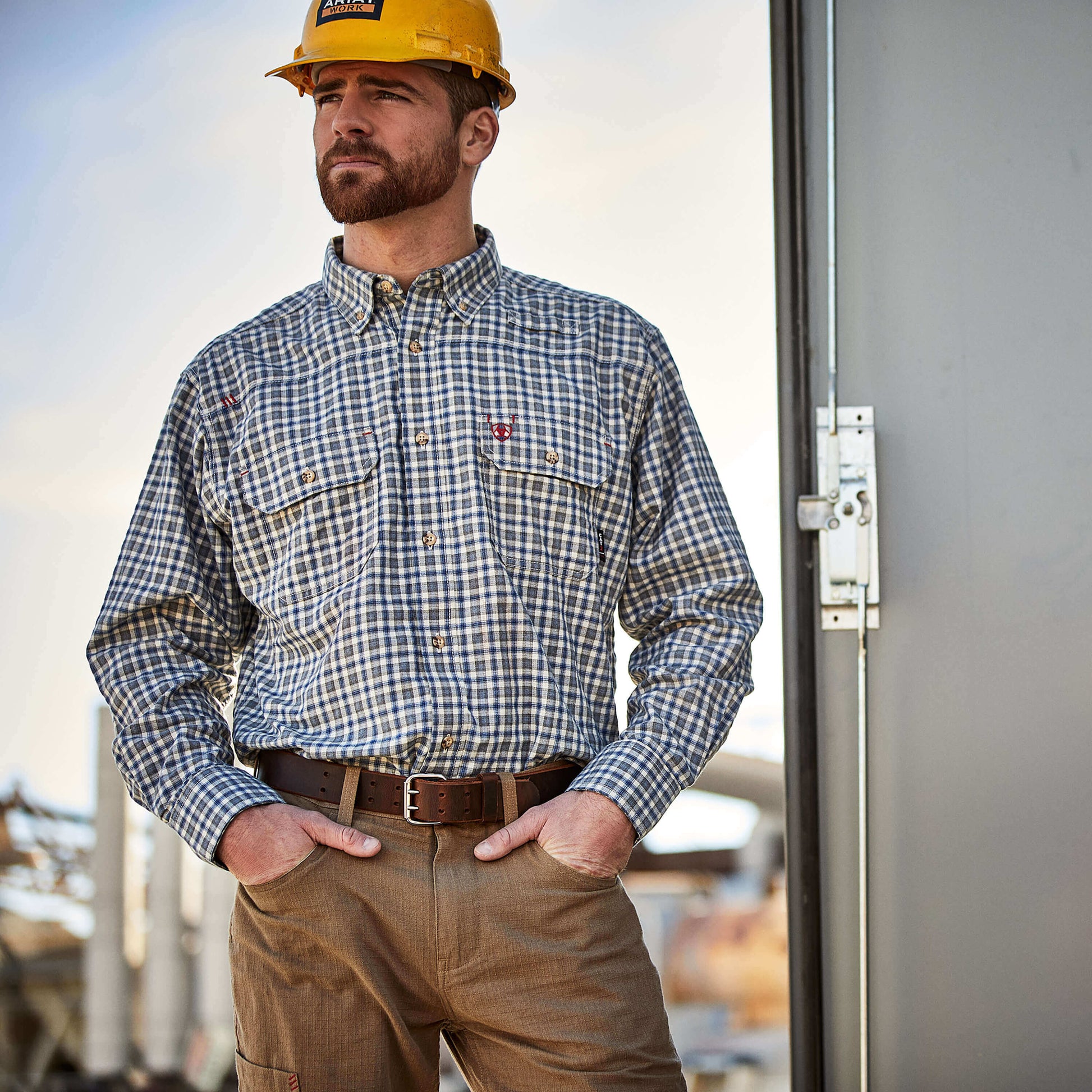 Ariat Online Shop - FR Plaid Featherlight Work Shirt