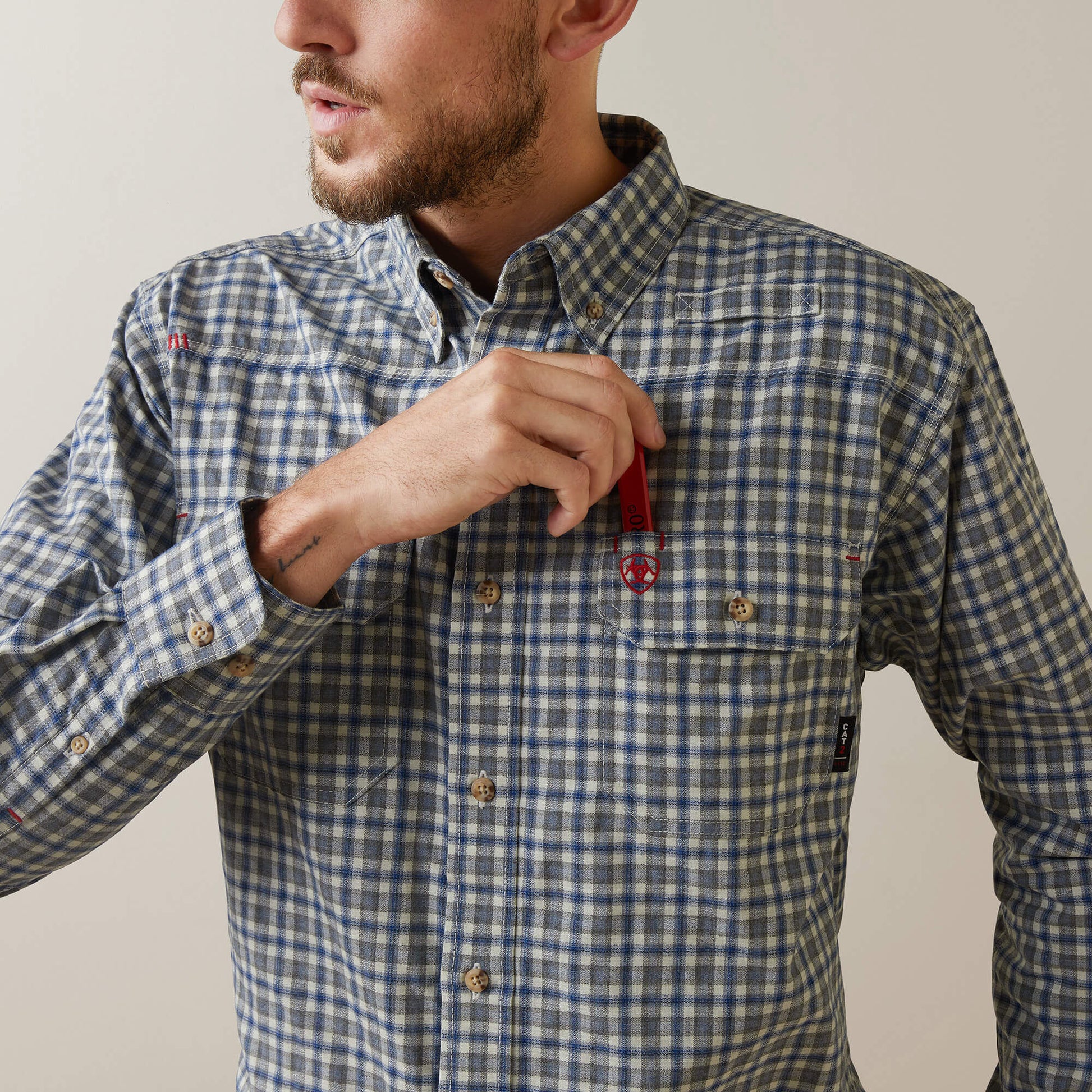 Ariat Online Shop - FR Plaid Featherlight Work Shirt