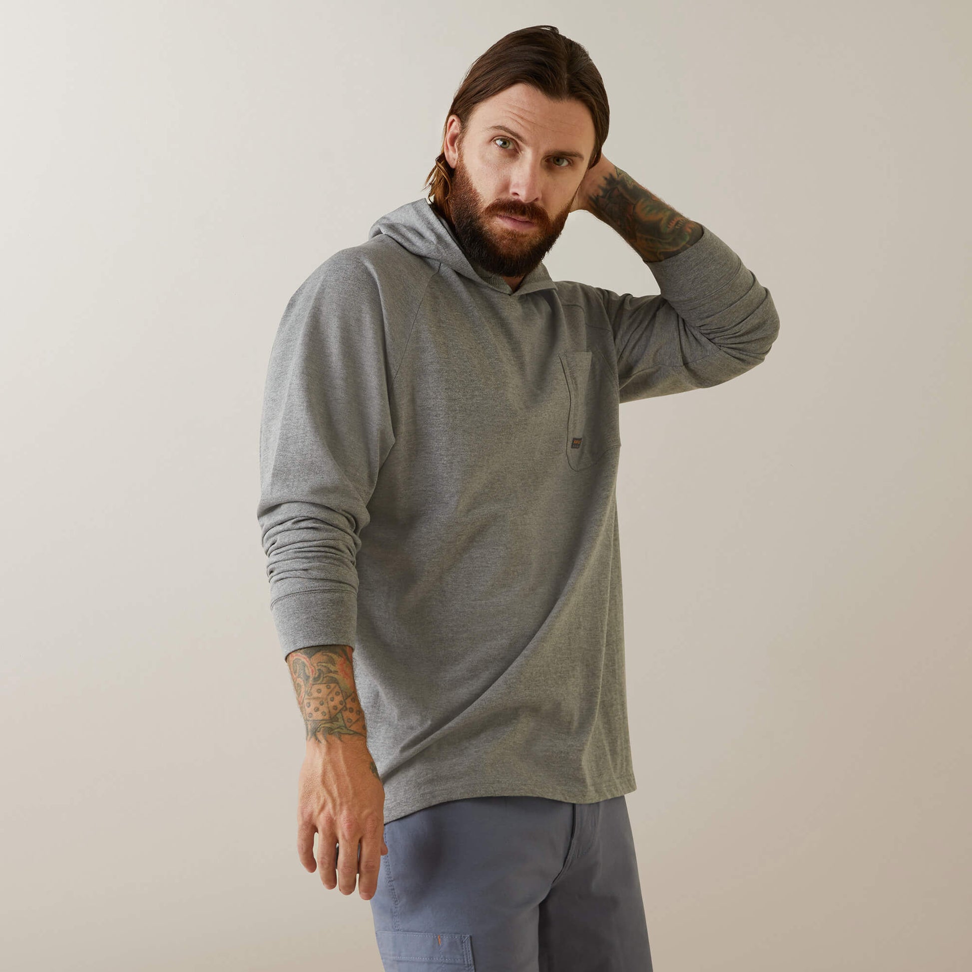 Ariat US - Rebar Cotton Strong Hooded T-Shirt