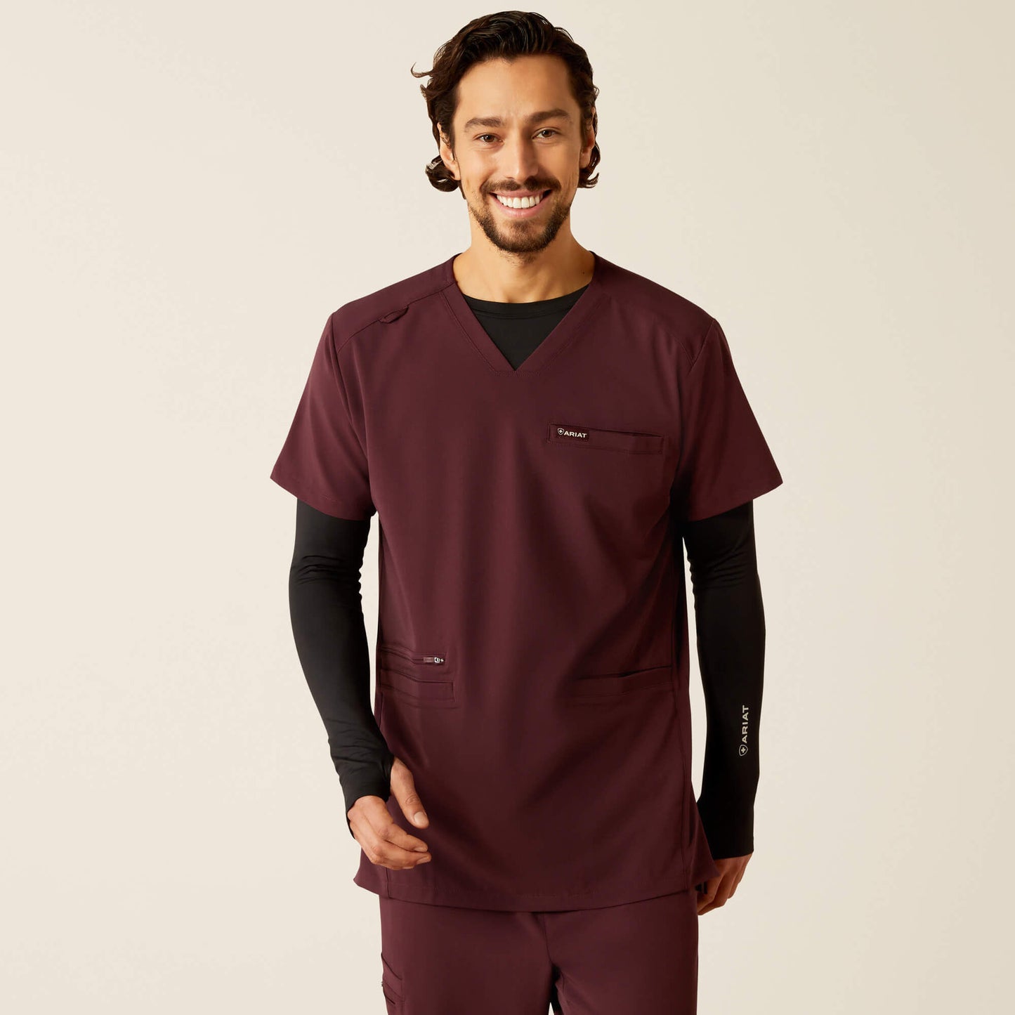 Ariat Website Store - Derham 6 Pocket Scrub Top