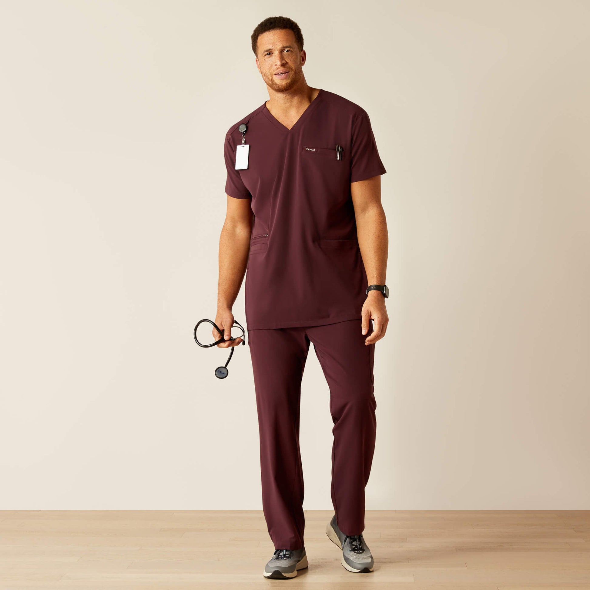 Ariat Website Store - Derham 6 Pocket Scrub Top
