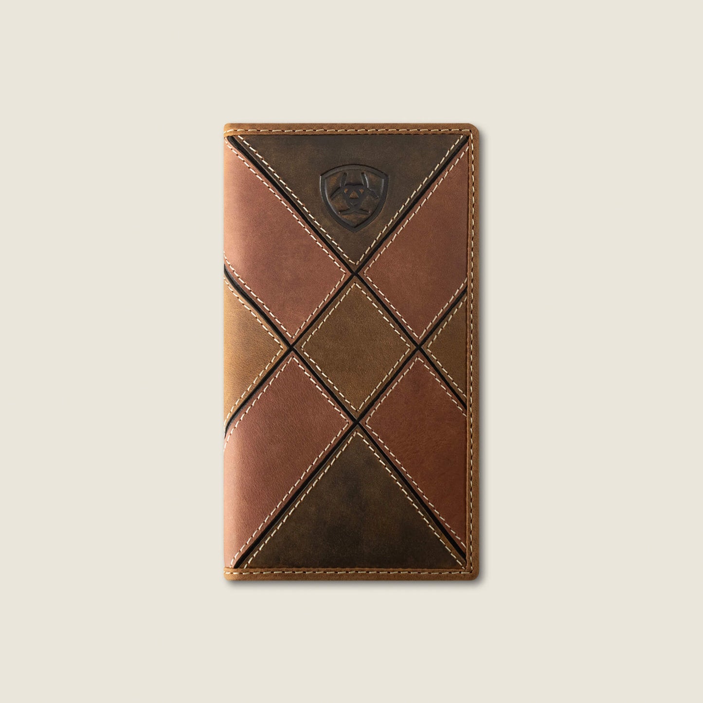 Ariat On Sale - Patchwork Embroidered Logo Rodeo Wallet