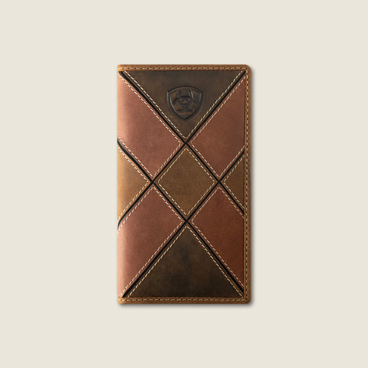 Ariat On Sale - Patchwork Embroidered Logo Rodeo Wallet