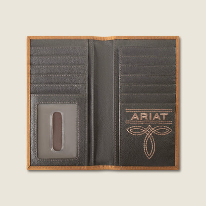 Ariat On Sale - Patchwork Embroidered Logo Rodeo Wallet