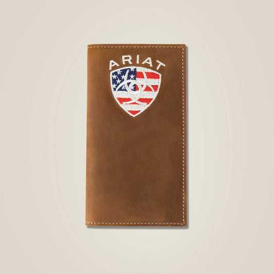 Ariat Outlet - Flag Shield Rodeo Wallet