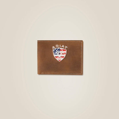Ariat US - Flag Shield Bifold Wallet
