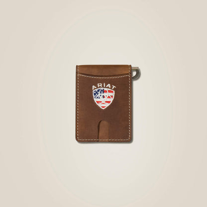 Ariat Online Shop - Flag Shield Clip Wallet