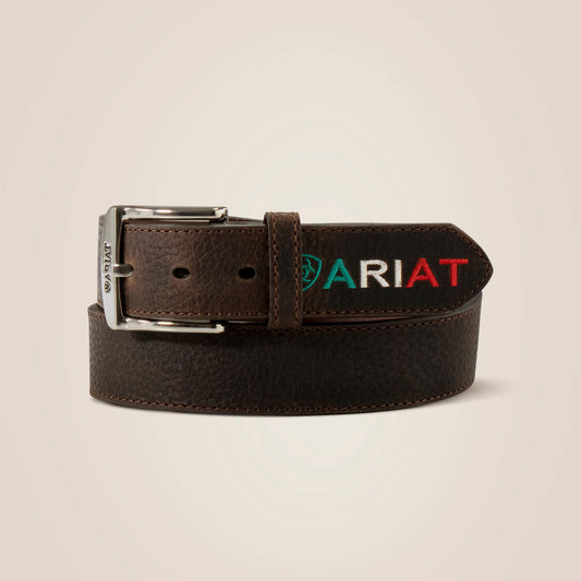 Ariat Outlet - Mexico embossed logo belt