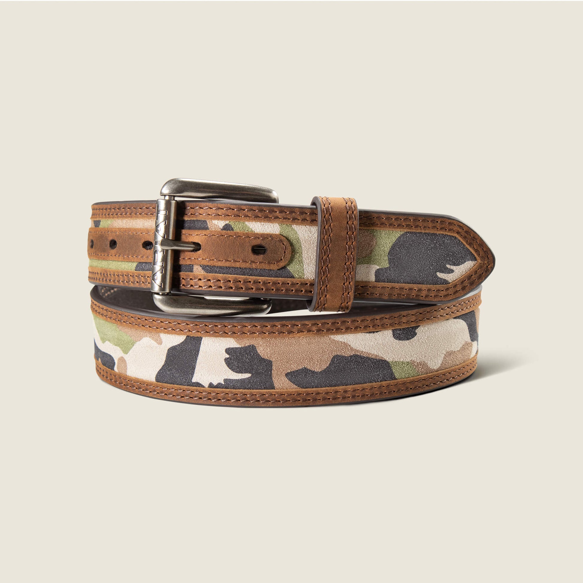 Ariat Outlet - Work Camo Suede Inlay Belt