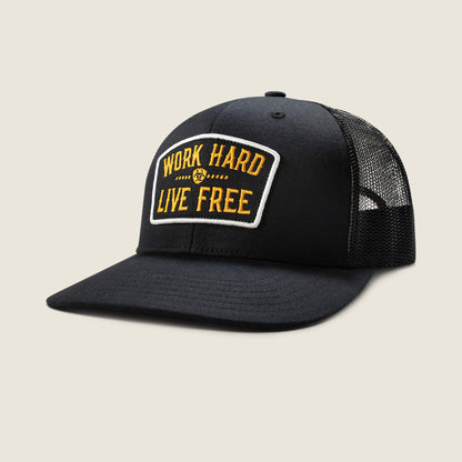 Ariat Online Shop - Work Hard Live Free Patch Snapback Cap