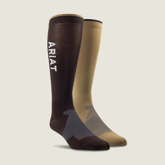 Ariat Sale - AriatTEK Essential Performance Sock 2 Pair Multi Color Pack