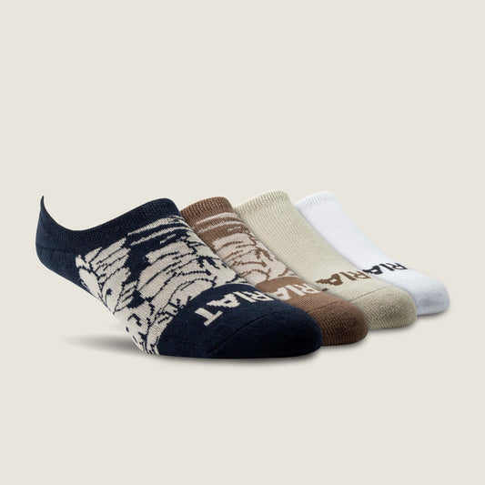 Ariat Sale - Hilo No Slip No Show Sock 4 Pair Multi Color Pack