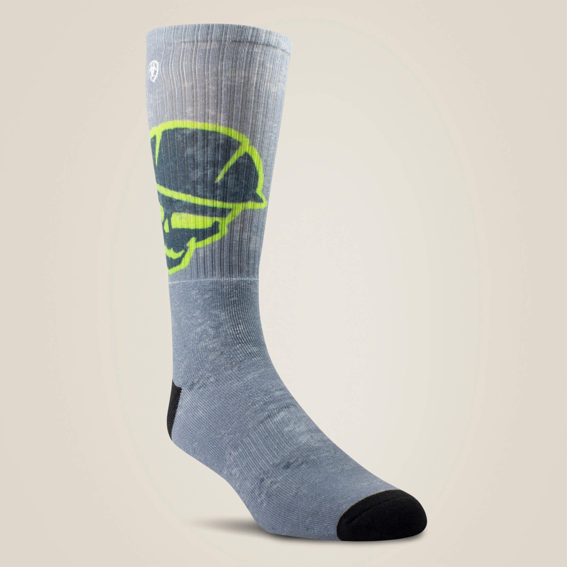 Ariat On Sale - Roughneck Graphic Crew Work Sock 2 Pair Multi Color Pack