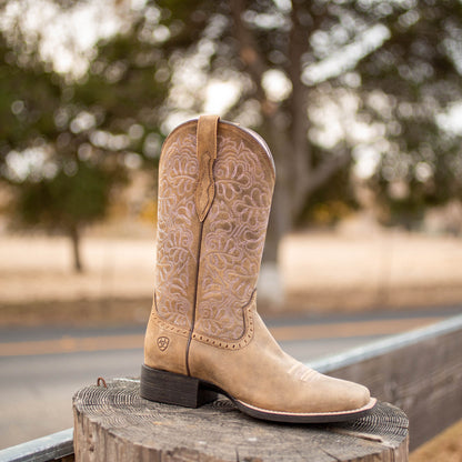 Ariat Website Store - Round Up Remuda Wide Square Toe Western Boot
