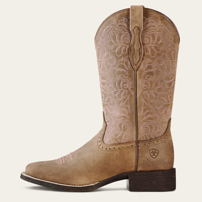 Ariat Website Store - Round Up Remuda Wide Square Toe Western Boot