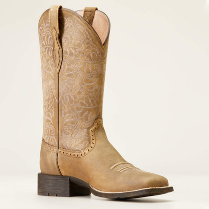 Ariat Website Store - Round Up Remuda Wide Square Toe Western Boot