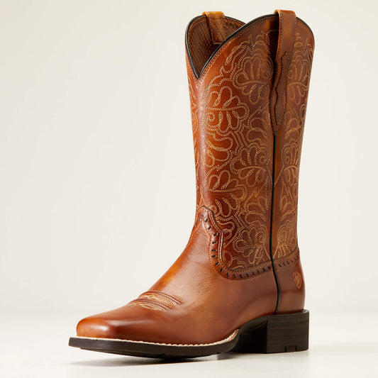 Ariat Online - Round Up Remuda Wide Square Toe Western Boot