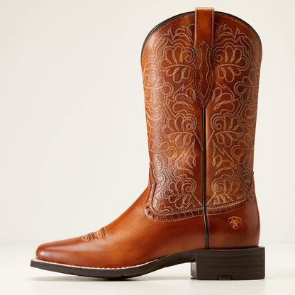 Ariat Online - Round Up Remuda Wide Square Toe Western Boot